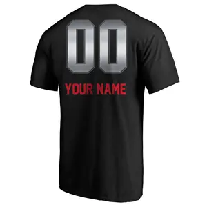 Erkek kişiselleştirilmiş Boston/Atlanta/Cleveland/Dallas/Detroit/Los Angeles/Toronto son tarzı oyuncunun pamuklu tişört