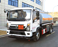 Camión Cisterna Pequeño de 6cbm para Transporte Urbano de Combustible, Camión Cisterna de 2000 Litros con Dispensador de Combustible, Precio de Camión Cisterna