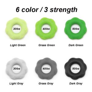 Gimnasio de silicona de agarre de la mano de anillo empuñadura entrenador anillos de silicona en roca, escalada, los atletas y estrés socorro y rehabilitación - Product Image 5