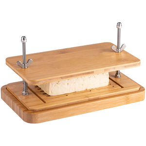 Prensa de tofu de bambú natural, escurridor de tofu integrado - Product Image 5