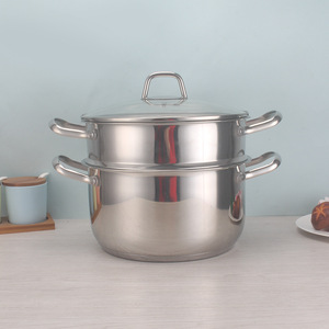 Klassieke Moderne Mode 12 Stuks Roestvrijstalen Kookgerei Set Keuken Kookpot 5 Lagen Universele Bodemdraad Soep Voorraadpotten - Product Image 2