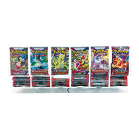 6 Slots Trading Card Booster Clear Acrylic Pokemoon Card Display Rack TGC Booster Pack Dispenser
