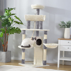ต้นไม้แมวพร้อมของเล่นเชือกสำหรับแมวเล่นในบ้าน - Product Image 4