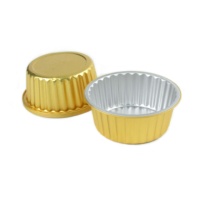 Bol à cupcake jetable en aluminium d'usine pour la cuisson et la torréfaction des accessoires de barbecue