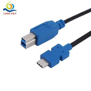 Lung Kay Type <b>C</b> <b>To</b> <b>Usb</b> 3.0 B Male Data <b>Cable</b> 3a Fast Charging For Computer Motherboard Test - Product Image 1