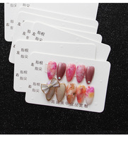 Cartes de présentation personnalisées avec logo pour les ongles pressés, pour les salons de manucure