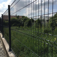 Panel de Alambre Soldado de Color Personalizado, Malla de Alambre Curvada 3D, Recubierta con Polvo, Fácil de Instalar, Valla para Jardín Residencial, Modelado 3D