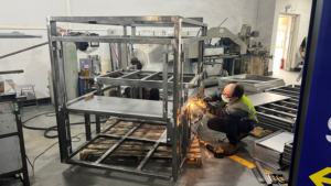 Pembuatan Rangka Baja, Perakitan, Pengelasan Laser Logam Stainless Steel, Pemotongan Laser Logam Lembaran Kustom OEM - Product Image 2