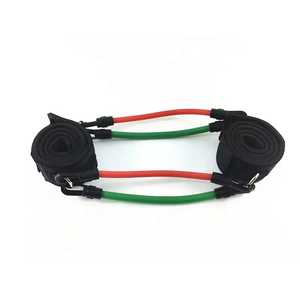 Ensemble de bandes de résistance en latex pour les jambes, sangles de cheville, anneaux d'agilité, écologiques, haute élasticité, couleur personnalisée pour la <span class=keywords><strong>musculation</strong></span> - Product Image 3