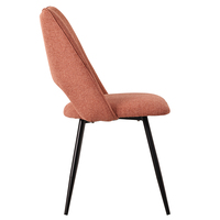 Chaise de salle à manger moderne velours sarcelle artisanat bonne qualité bleu nordique rose vif italien luxe pour restaurant maison