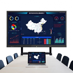 Pizarra Interactiva Táctil Todo en Uno, <span class=keywords><strong>Pantalla</strong></span> Plana Inteligente 4K de 110 <span class=keywords><strong>Pulgadas</strong></span> para Conferencias y Educación en el Aula - Product Image 4