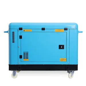 portable single phase three phase 2 cylinder generator 10kw 10kva 10 kva 12kva 12kw 15 kw 15kva silent diesel generators price