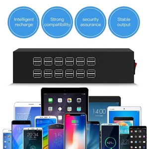 Bộ Sạc <span class=keywords><strong>USB</strong></span> 24 Cổng Dock Sạc 300W Bộ Chuyển Đổi Sạc Tường <span class=keywords><strong>USB</strong></span> Đa Cổng Di Động Cho iPhone, <span class=keywords><strong>iPad</strong></span>, Samsung, HTC - Product Image 4