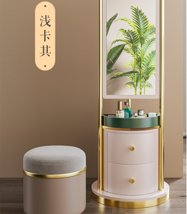 Coiffeuse Moderne Simple en <span class=keywords><strong>Fer</strong></span> <span class=keywords><strong>Forgé</strong></span> Artistique pour Petit Appartement avec Chaise et <span class=keywords><strong>Miroir</strong></span> - Product Image 2