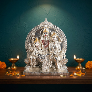 Shiv Parivar Idol <b>Statue</b> Hindu God Family Figurine for Home Temple Puja Decor Spiritual Religious Gift Mahadev Decoration - Product Image 1