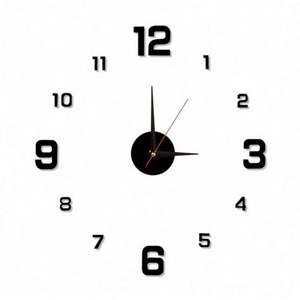 Reloj de Piso Digital Luminoso 3D, Acrílico sin Marco de 40 cm, Minimalista, Adhesivos de Piso Silenciosos para DIY, Adhesivos Murales Silenciosos para Sala de Estar, Dormitorio, Oficina - Product Image 1