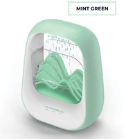 Speaker Air Terjun Tetesan Hujan Hijau Mint Dekorasi Meja Zen