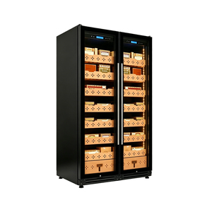 NE-175-P Enfriador de Cigarros Eléctrico Independiente de Gran Capacidad de 800L con Doble Puerta de Vidrio para el Hogar - Product Image 4