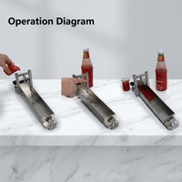 Consistomètre Bostwick SS304 pour sauce tomate ASTM F1080, pâte de tomate, purée de fruits, yaourt, crème salade et tous les condiments épais