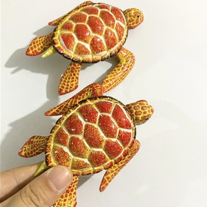 Aimant de réfrigérateur personnalisé mignon Simulation tortue forme membres mobile peint réfrigérateur autocollants maison décoration quotidienne - Product Image 6