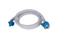 Tuyau d'arrivée d'eau pour lave-linge 1,5 m en PVC avec adaptateur de robinet universel 3/4 pouce à raccord femelle, fabrication OEM