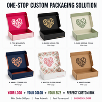 Cajas de Embalaje de Color Personalizadas con Logotipo Estampado en Oro, Cajas de Envío, Cajas de Cartón Corrugado para Embalaje de Regalos