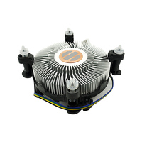 Ventilateur LED à bas prix, radiateur 1u, dissipateur thermique 90 mm, refroidisseur de processeur pour LGA 1155 I3/i5/i7, refroidisseur PC LG