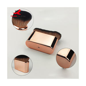 Pinceau plat pour fond de teint, manche électroplaqué, pour maquillage, livraison directe, achat groupé - Product Image 3