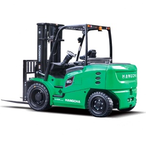 6000kg Rated Load Lithium Battery Electric Forklift Truck Compact Counterbalance Solid Tire Warehouse Forklift - Product Image 6