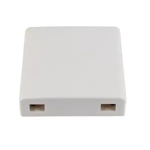 壁に取り付けられた屋内光ファイバーコンセントボックス<span class=keywords><strong>2</strong></span>ポート86タイプ光ファイバーフェースプレート - Product Image 1