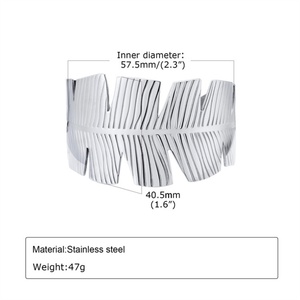 Custom Personalized Jewelry Anniversary Gift Stainless Steel <b>Bracelet</b> Jewelry Gold Plated Irregular <b>Cuff</b> Bangle <b>Bracelets</b> - Product Image 6