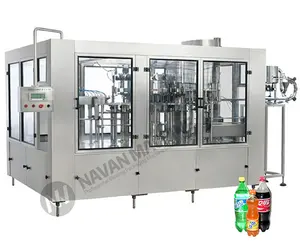 Manufacturer's direct sales fully automatic 3 in 1 carbonated beverage salt soda filling machine