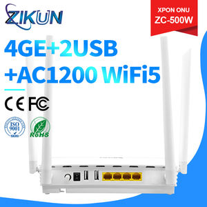ONT GPON/EPON haute vitesse avec micrologiciel anglais et modem fibre optique de haute qualité 4GE 2.4GHz Wifi5 IPTV FTTH FTTB - Product Image 2