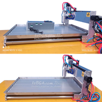 LYBGACNC mesin ukir LYFS5080 Router CNC poros berpendingin air 1500W 2200W untuk penggilingan ukiran kuningan akrilik kayu aluminium