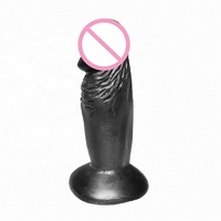 Juguete Sexual para Mujer, Mini Pene, Dildo Anal Realista de Tamaño Pequeño con Ventosa