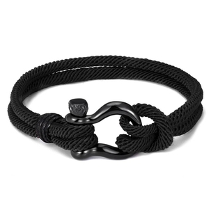 สร้อยข้อมือสแตนเลสสตีลทรงเสน่ห์แบบสายรัดชามชายหาดแฟชั่นสำหรับงานแต่งงานของขวัญสำหรับเด็กสร้อยข้อมือคู่รักใหม่ - Product Image 1