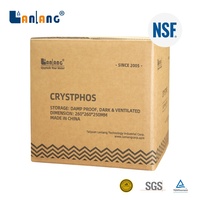 Boule anticalcaire CRYSTPHOS Siliphos à dissolution lente 3 mm, qualité alimentaire NSF, boule anticalcaire Siliphos polyphosphate