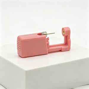 Perce-oreilles jetable en cristal étoile rose 3e génération, outil de perçage stérile hypoallergénique en acier inoxydable - Product Image 2
