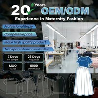 Robe de maternité personnalisée en patchwork floral, haut noir à manches courtes, col rond, taille haute, maxi, allaitement, grossesse, bicolore, été, OEM