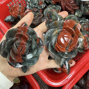 Figuras de Piedra de Sangre <span class=keywords><strong>Africana</strong></span> Natural Talladas a Mano, Cristal Curativo, Cocodrilo y <span class=keywords><strong>Tortuga</strong></span> para Colección o Regalo - Product Image 5
