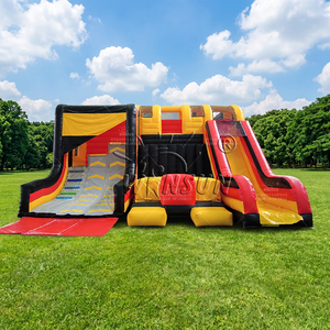 Jeu de défi Ninja gonflable pour adultes WINSUN, PVC certifié CE, sans plomb, ignifuge, capacité de 200 kg - Product Image 1