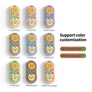 Anneau de dentition en silicone en forme de télécommande amusante pour bébés, <span class=keywords><strong>jouet</strong></span> apaisant avec des parties texturées à mâcher, le cadeau idéal - Product Image 3