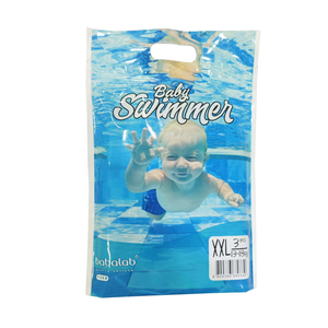 Celana renang katun organik sekali pakai untuk bayi lembut elastis pelindung pinggang anti bocor tahan air OEM ODM pabrik grosir untuk penggunaan di Kolam - Product Image 2