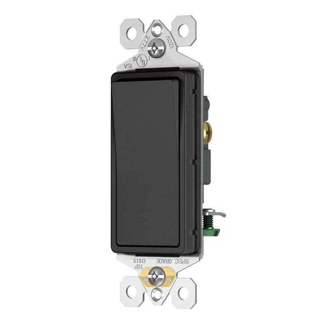 Highly Polished DS15 Screwless Blank Wall Plate Designer Dimmer Light Switches for On-Off Function