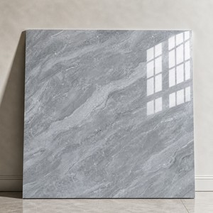 Carreaux de sol en porcelaine polie effet marbre gris 60x60 Foshan Durable pour sols – Les moins chers - Product Image 3