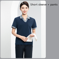 Chemises de couleur unie à manches longues personnalisées pour hommes et femmes Uniforme de serveuse de restaurant et de bar pour le bureau et l'hôtel