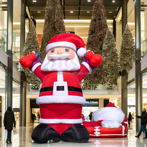Outdoor Led Light Blow up Santa Claus <strong>Inflatable</strong> <strong>Christmas</strong> Santa Claus - Product Image 2