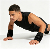 1KG 1.5KG 2KG sangle de poids de cheville réglable pour l'exercice du pied entraînement marche Jogging Yoga