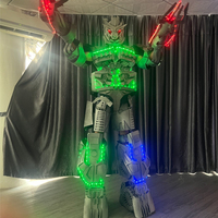 Costume de Robot de grande taille portant la lumière Led Robot de performance pour les enfants VR industrie carnaval divertissement DJ Show