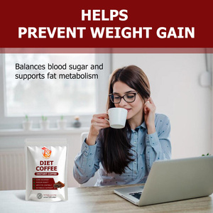 Factory Wholesale Diet Coffee with Glycemic Balancing Berberine Chromium Balances Blood Sugar and Supports Fat Metabolism Powder - Product Image 2
